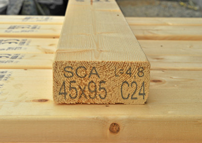 Stress graded timber
